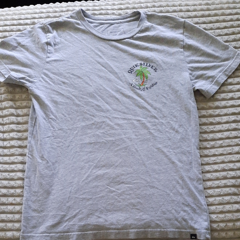 Quiksilver Heather Gray T-Shirt, YL